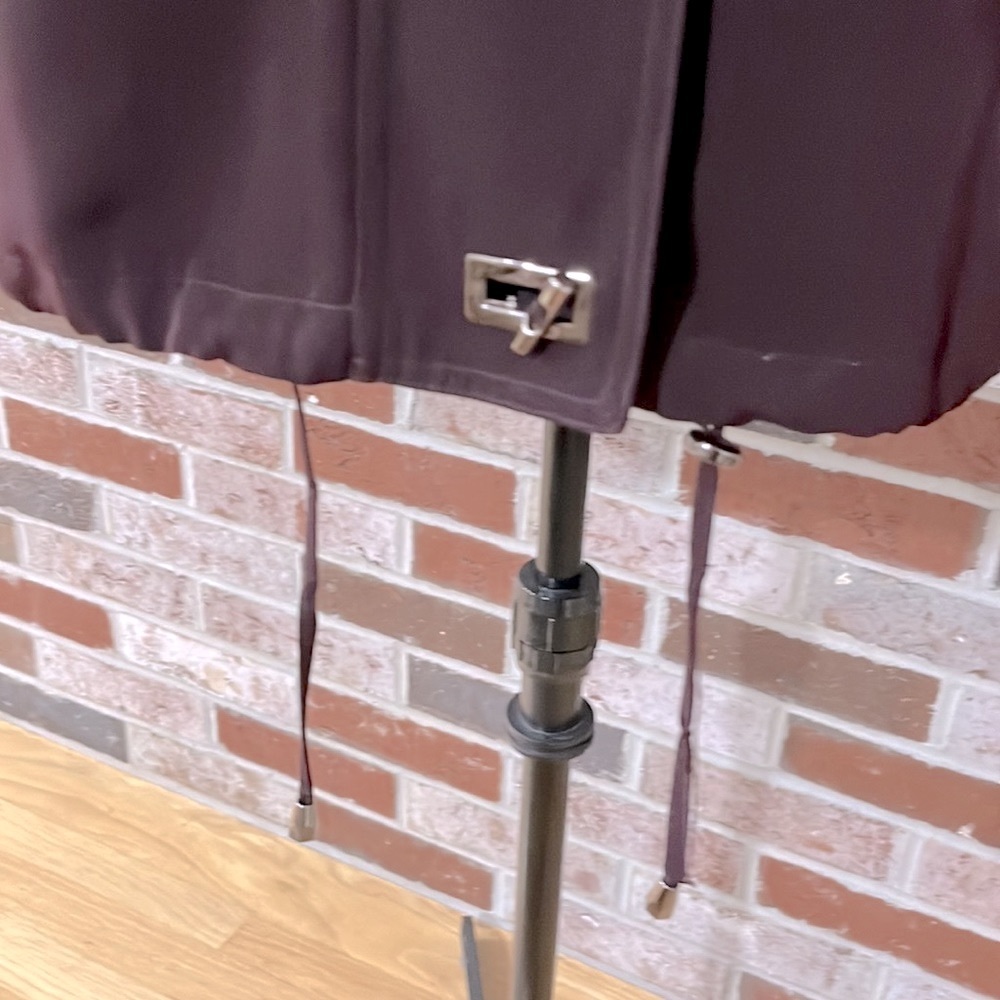 Fleet Street Brown Full Zip Toggle Button Raincoa… - image 8